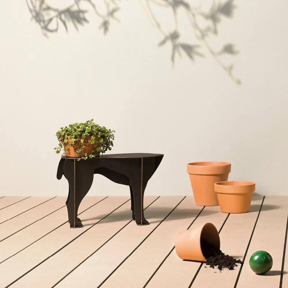 tabouret en forme de chien Sultan Design Ibride 