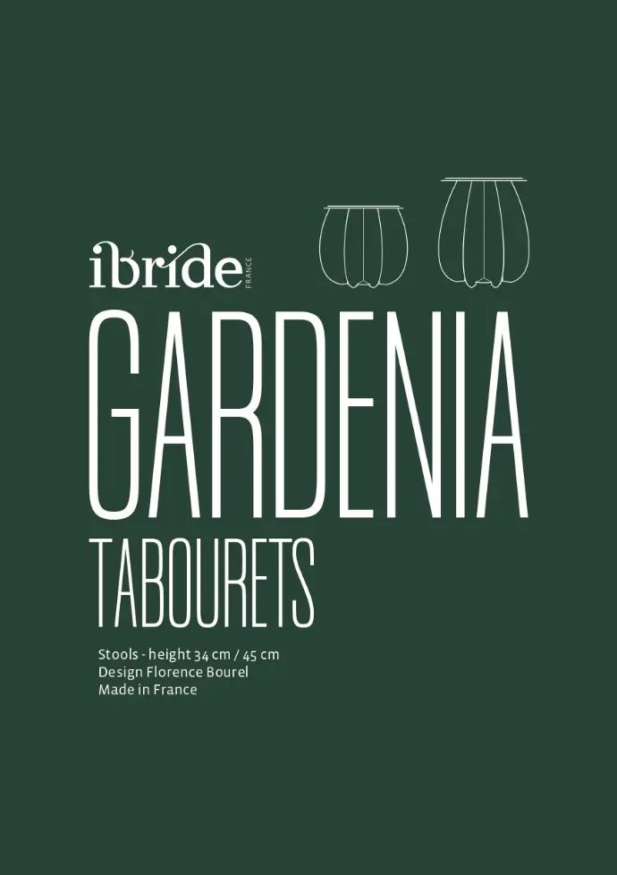 Notice Ibride - tabouret Gardenia