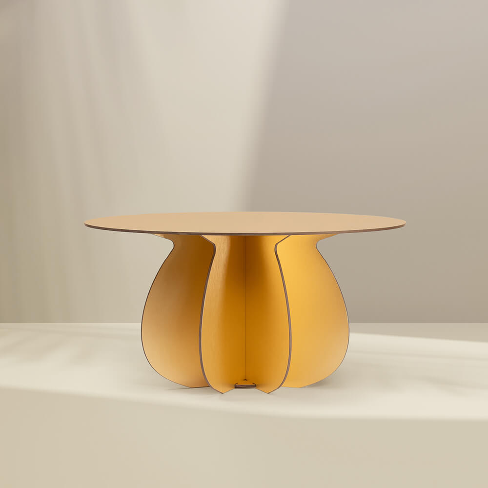 Table Basse Gardenia Gold Ø 80 cm